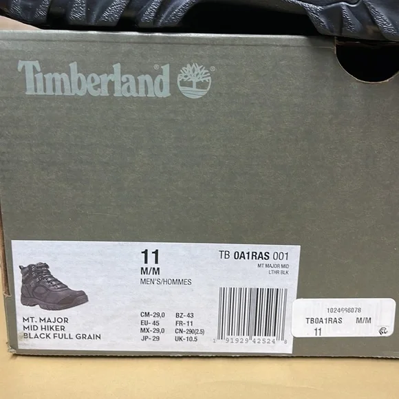 BNWT Mens Timberland boots Black size 11 - Picture 3 of 12